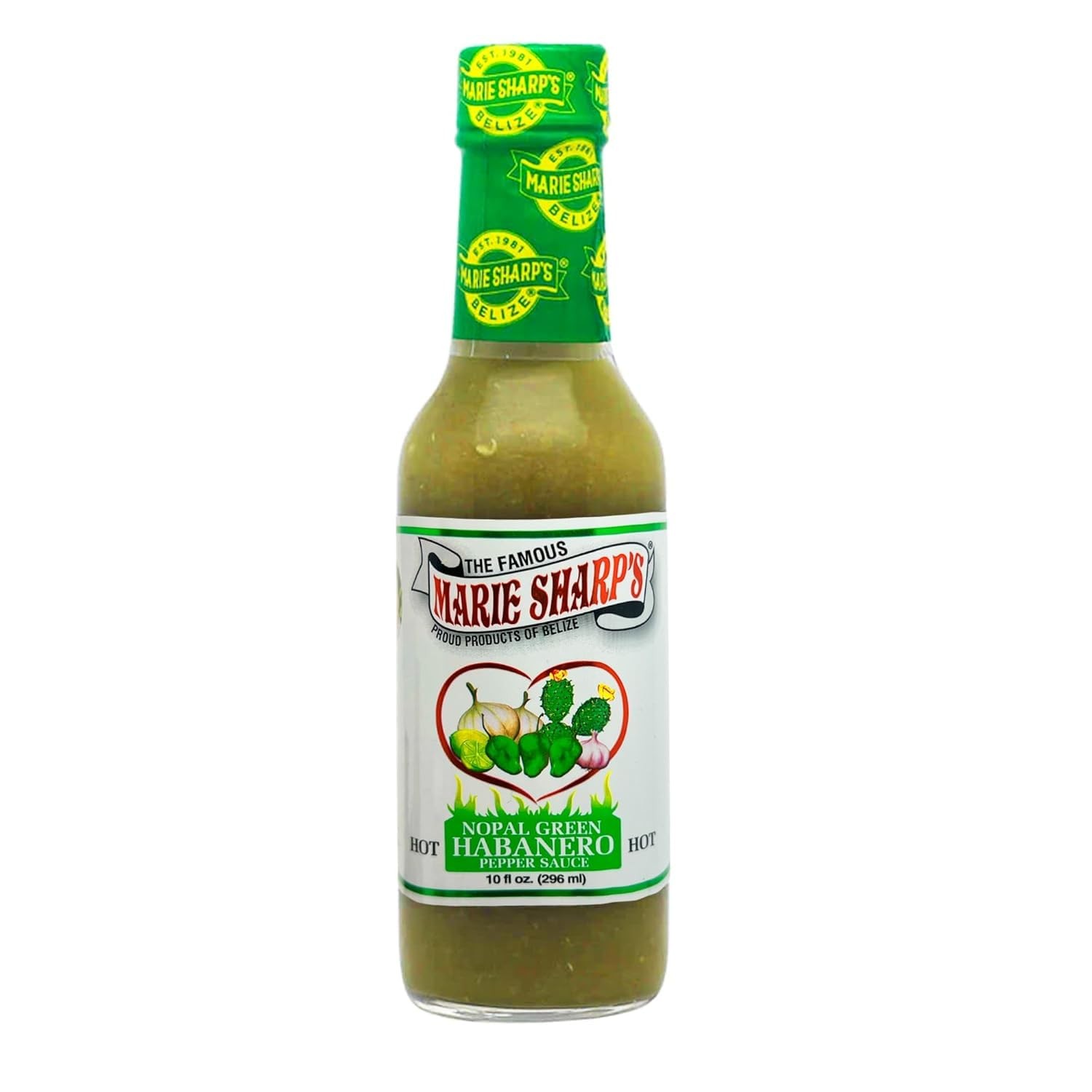 MARIE SHARPS HABANERO PEPPER SAUCE GREEN MILD 0.31 Lbs