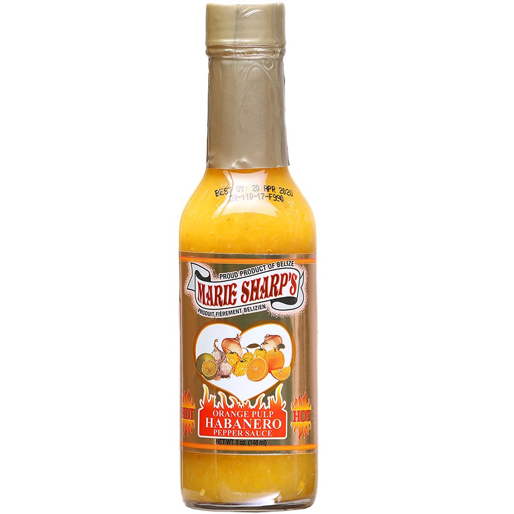 MARIE SHARPS ORANGE PULP HABANERO PEPPER SAUCE 0.31 Lbs