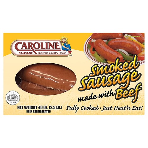 CAROLINA BEEF SAUSAGE 40 OZ