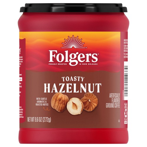 FOLGERS TOASTY HZLNUT 9.6 OZ