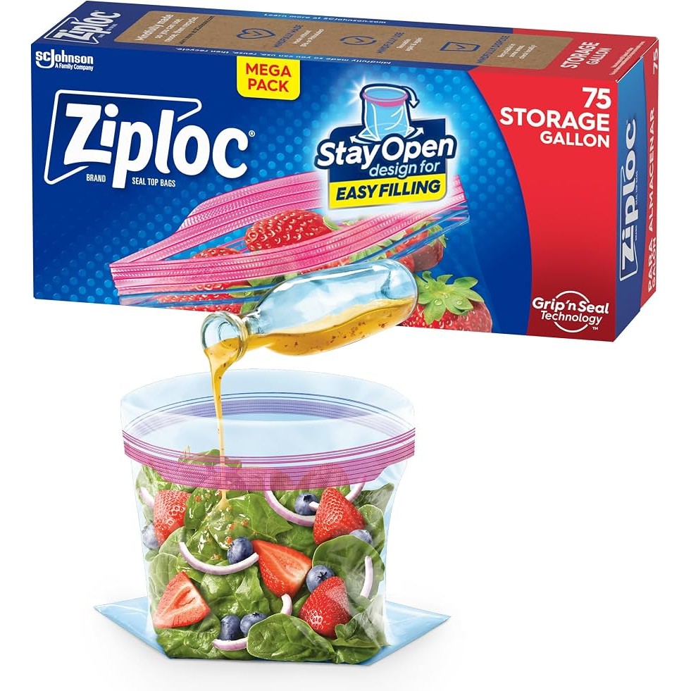 ZIPLOC STORAGE GAL 19 COUNT