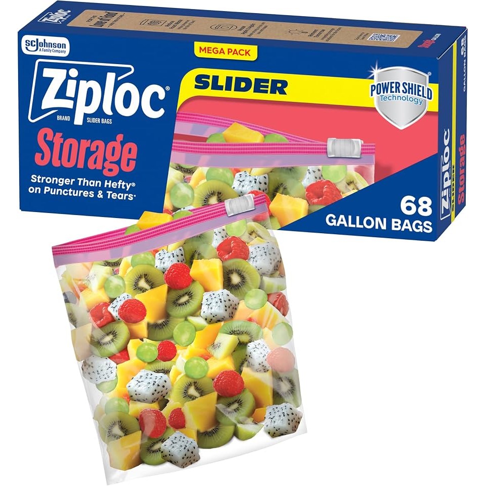 ZIPLOC SLIDER STORAGE GAL 32 COUNT