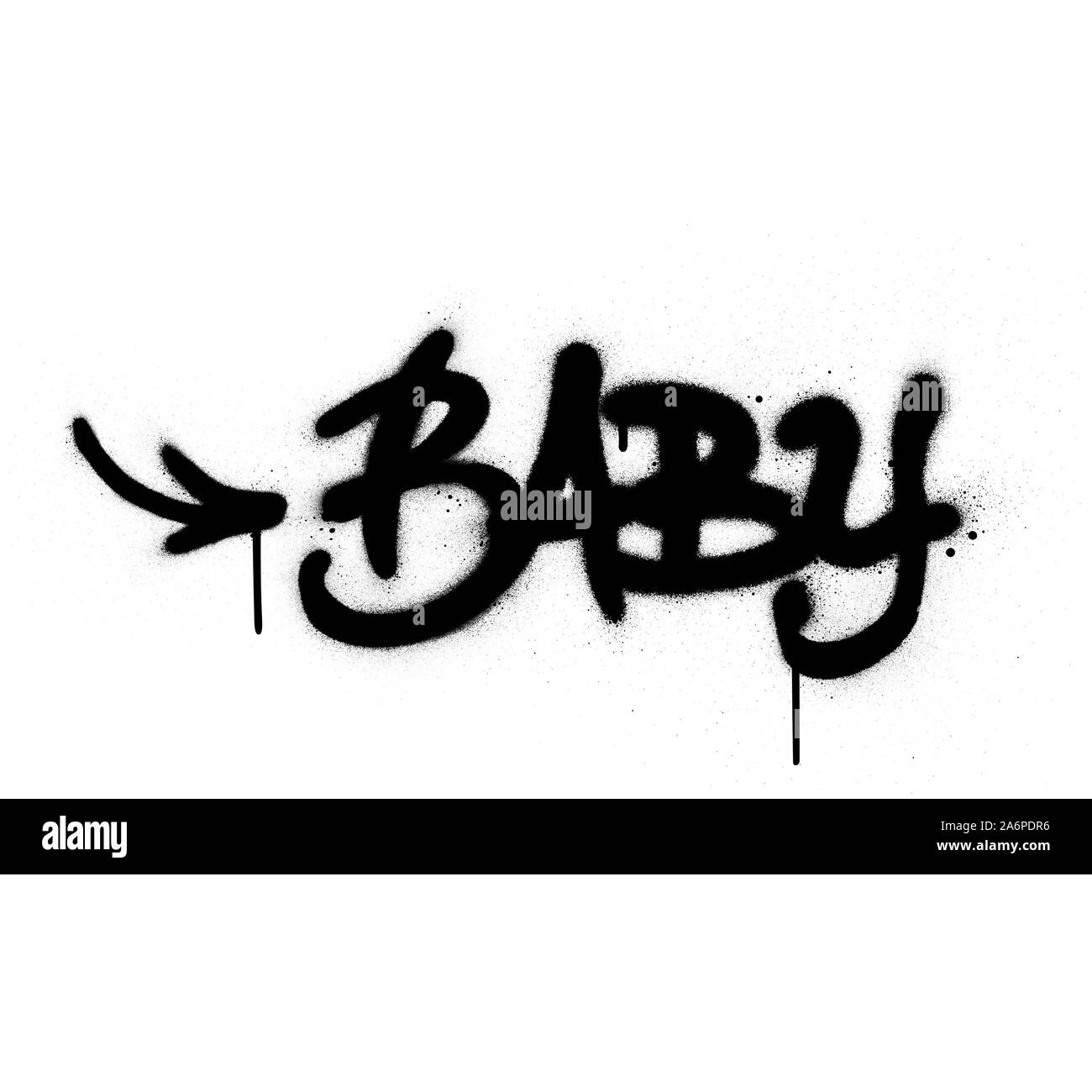 Italian/Baby, WHITE/graffiti 1 LBS