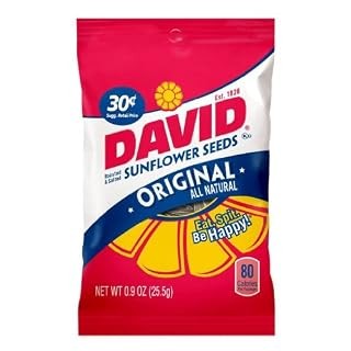 David Roasted And Salted Original Sunflower Seeds 25.5 GM