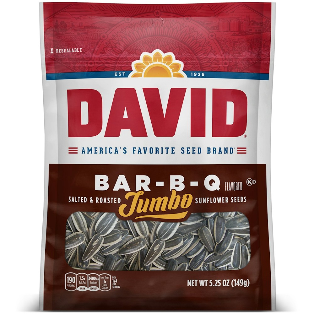 DAVID SUNFLOWER SEED BBQ 5.2 OZ