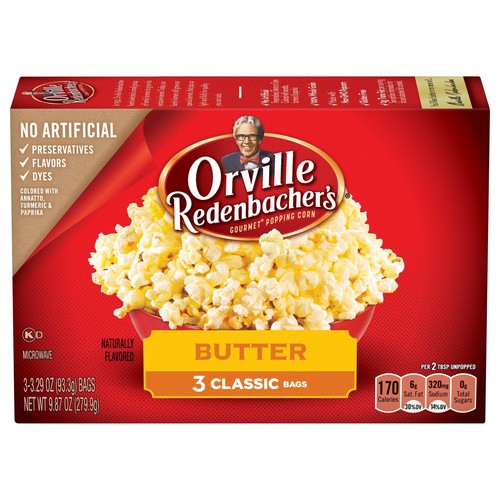 ORVILLE REDENBACHER BUTTER               9.87 OZ
