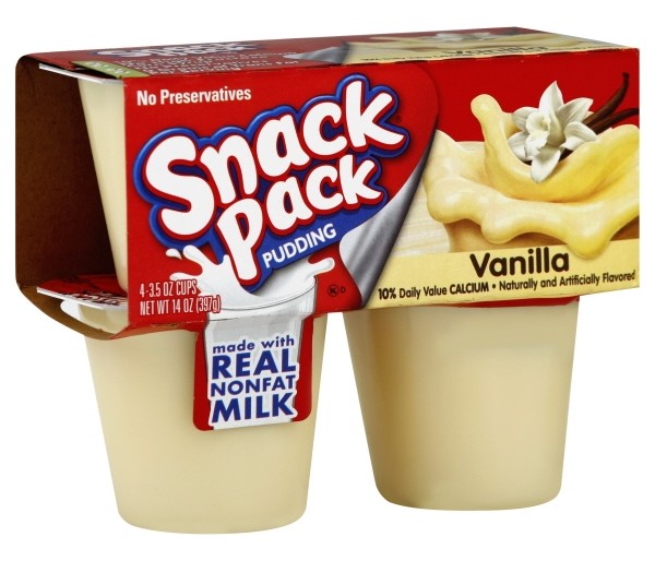Snack Pack Vanilla Pudding 4 Count