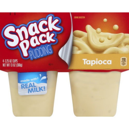 SNACK PACK TAPIOCA PUDDING 4 COUNT