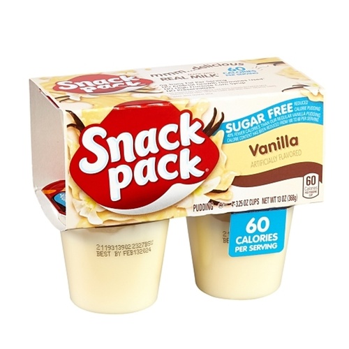 SNACK PACK SF VAN PUDDING                1 COUNT