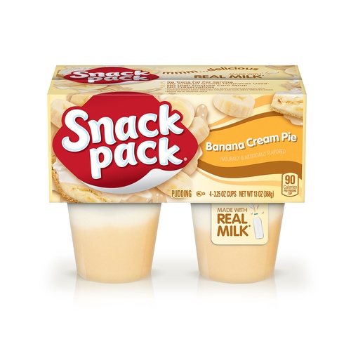 SNACK PACK BAN CRM PUDDING               4 COUNT