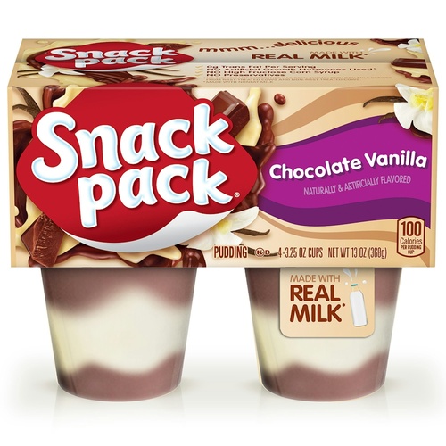 SNACK PACK TRP CHC/VN                    4 COUNT