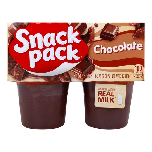 SNACK PACK MILK CHOCOL PUDDING 4 PK      4 COUNT