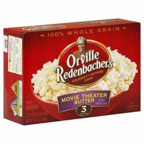 ORVILLE MOVIE THEATER BUTTER POPCORN     9.9 OZ