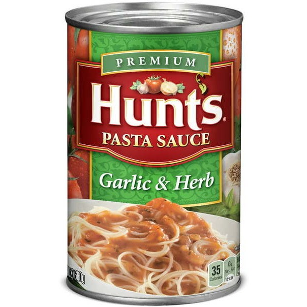 HUNTS PASTA SAUCE GARLIC&HERB 24 OZ