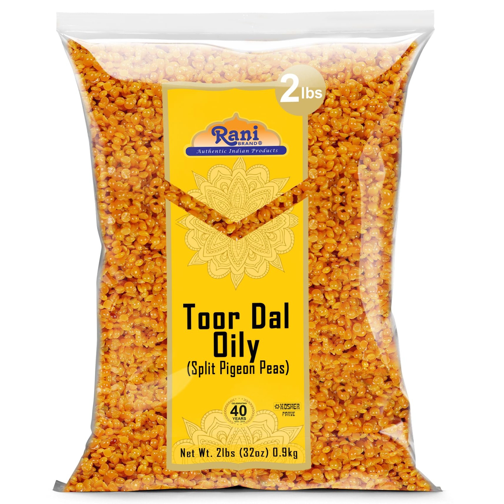Toor Dal Oily 2 LBS