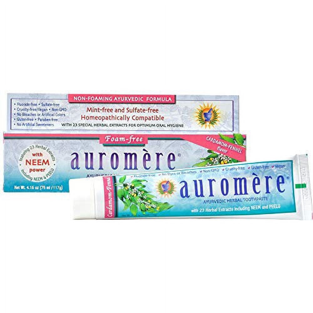 AUROMERE FOAM FREE TOOTHPASTE 0.25 Lbs