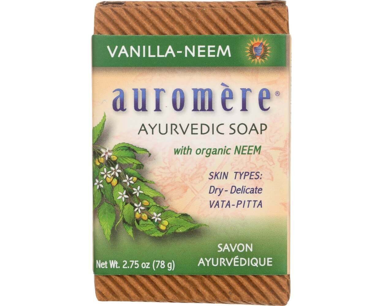 Auromere Vanilla Neem Soap 2.75 OZ