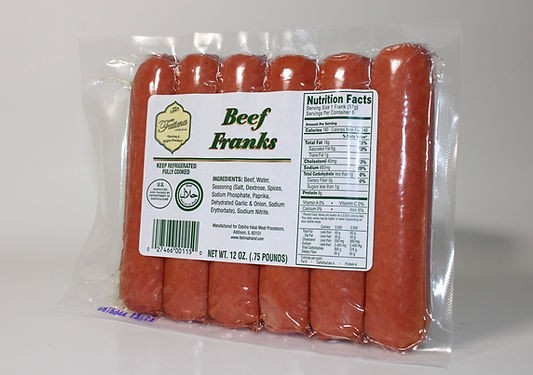 Fatima Beef Franks 12 OZ