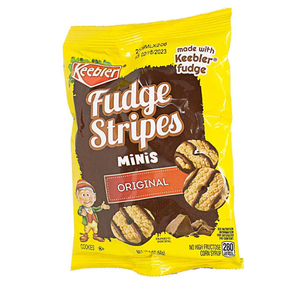 Fudge Stripes Minis Original Cookies 2 OZ