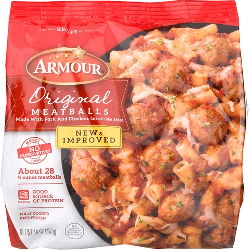 ARMOUR ORIGINAL MEATBALLS 14 OZ