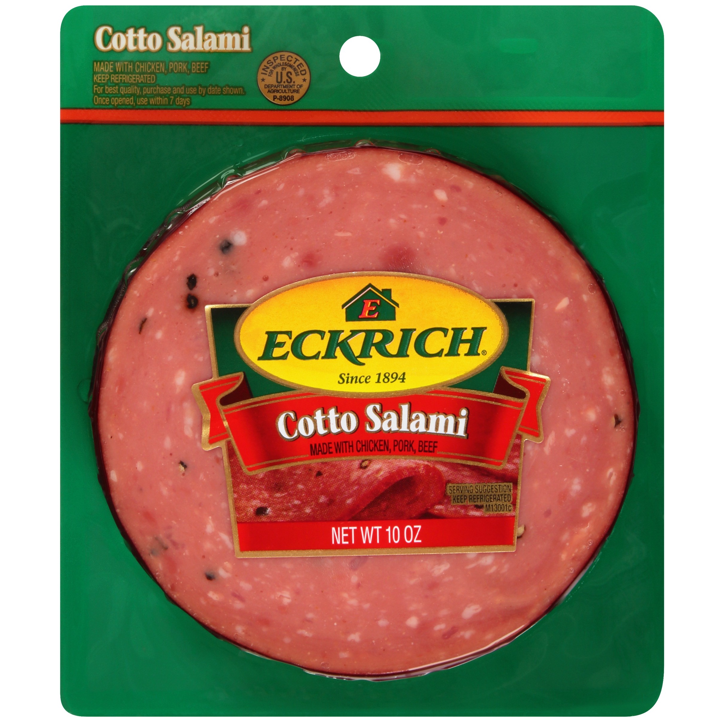 ECKRICH COTTO SALAMI                     1 OZ