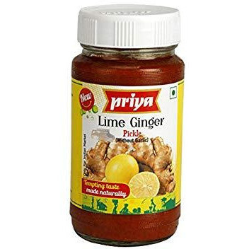 Priya Lime Ginger Pickle Without Garlic