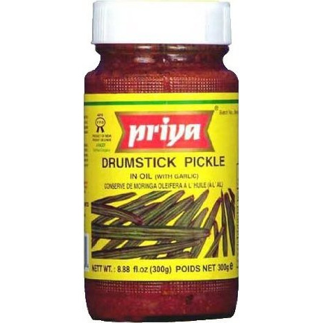 Priya Drumstick Pickle With Garlic