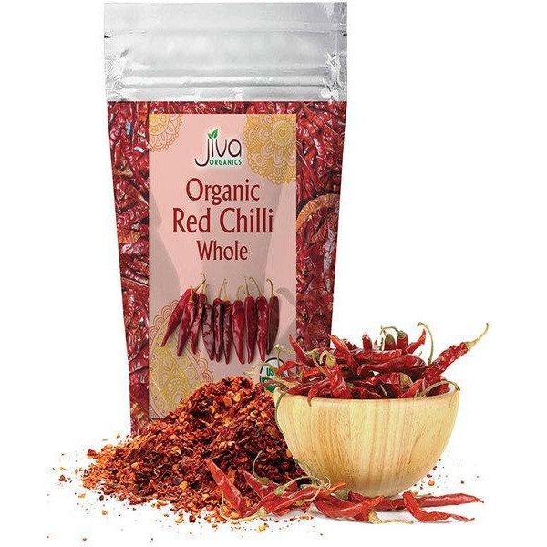 Jiva Organics Organic Red Chilli Whole