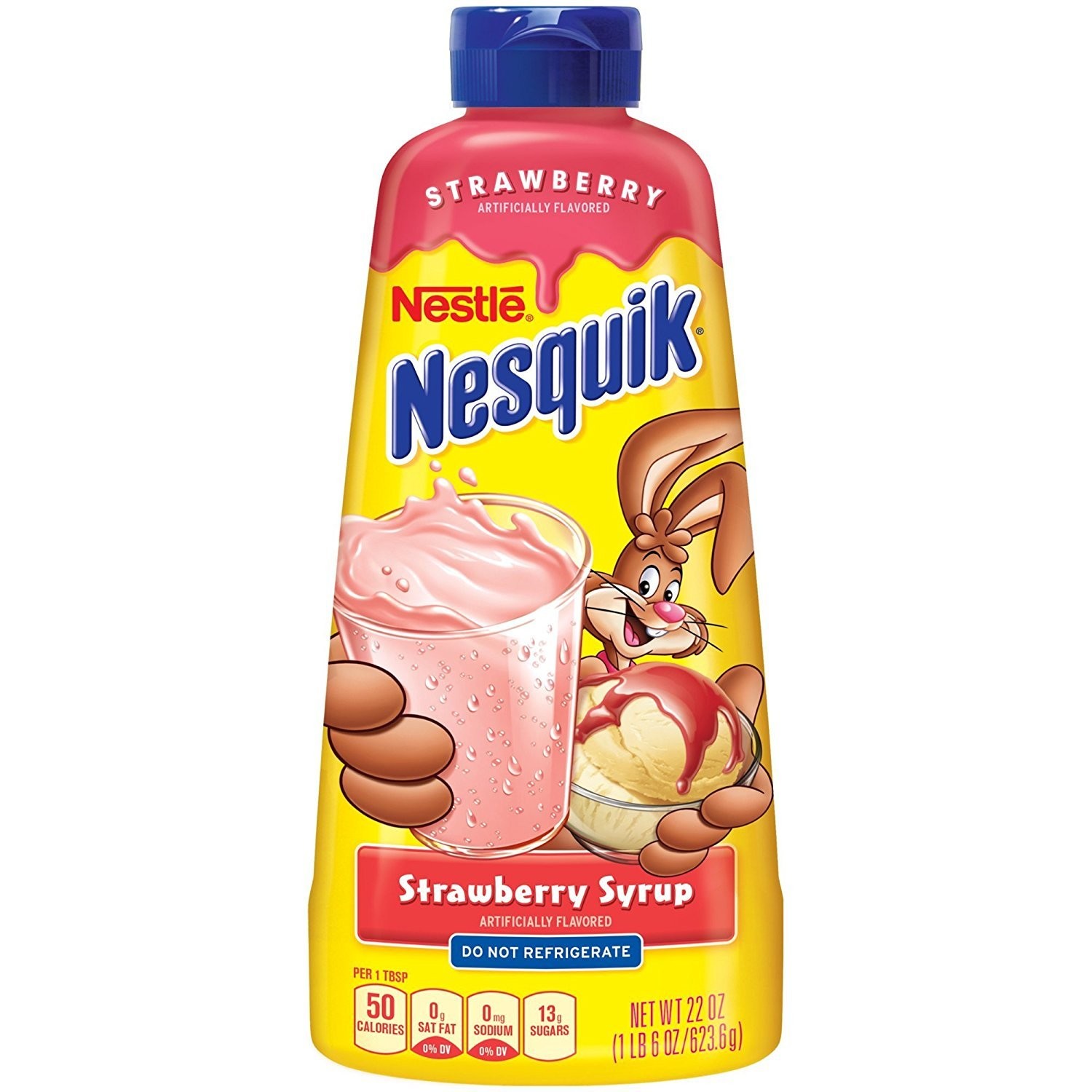 Nestle Nesquik Strawberry Flavored Syrup 22 OZ