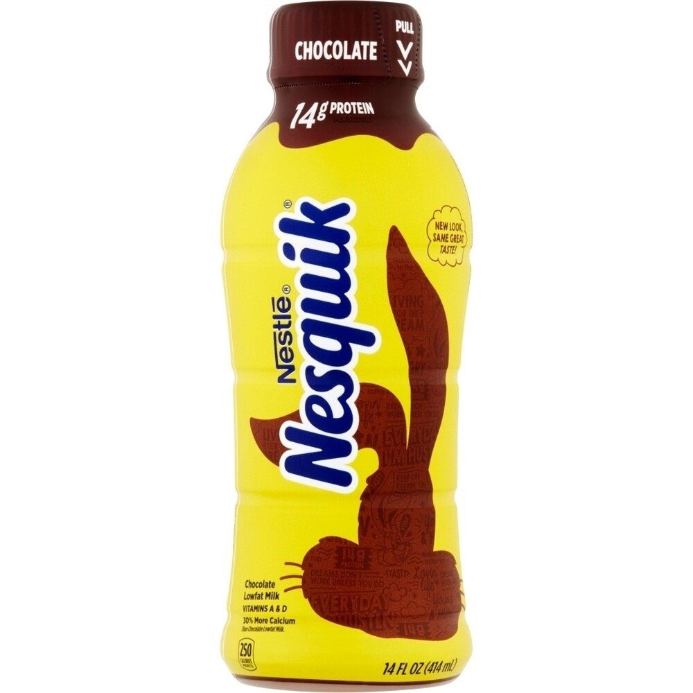 Nestle Nesquik Chocolate Low Fat Milk 14 OZ