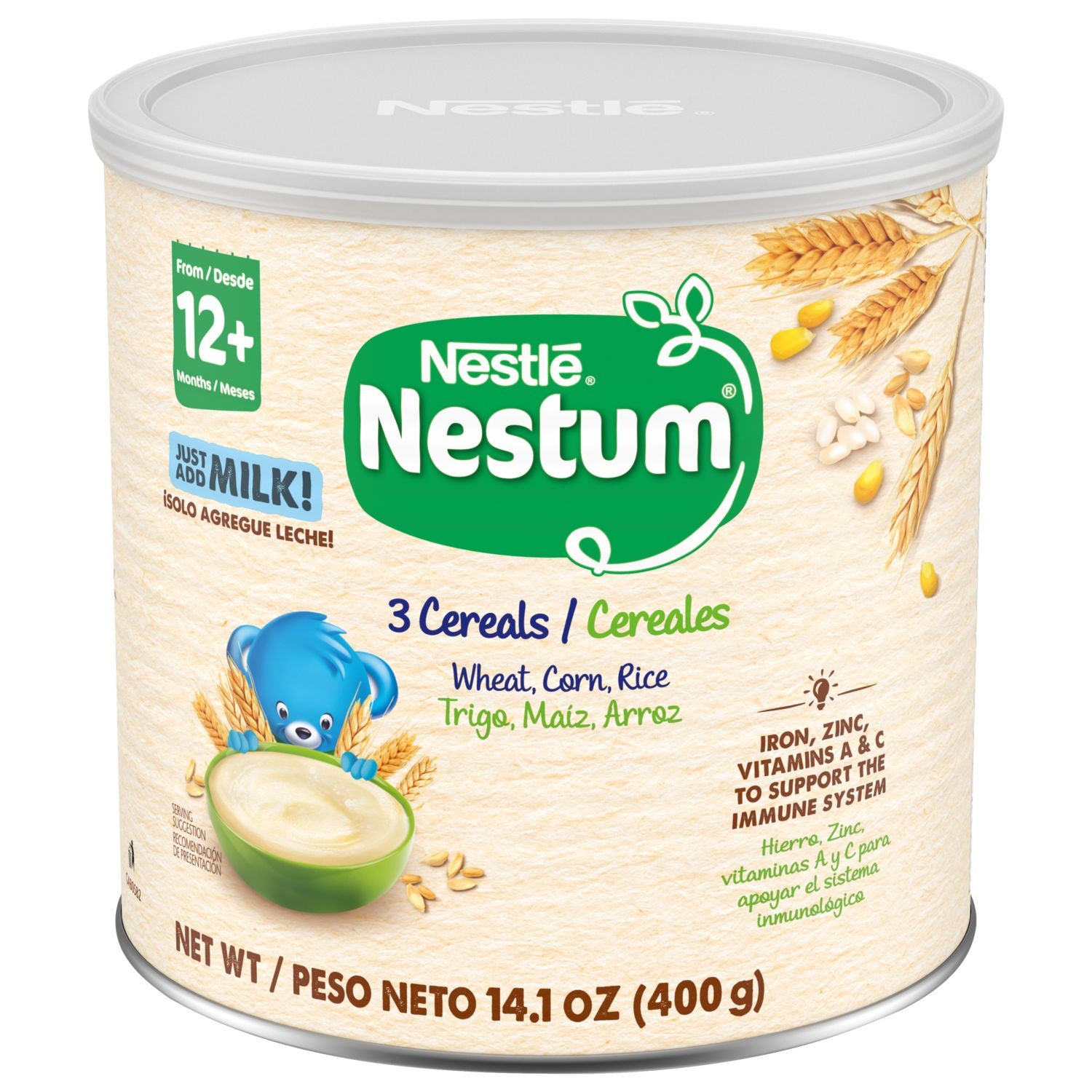 NESTLE NESTUM 3 Cereals Junior 14 OZ