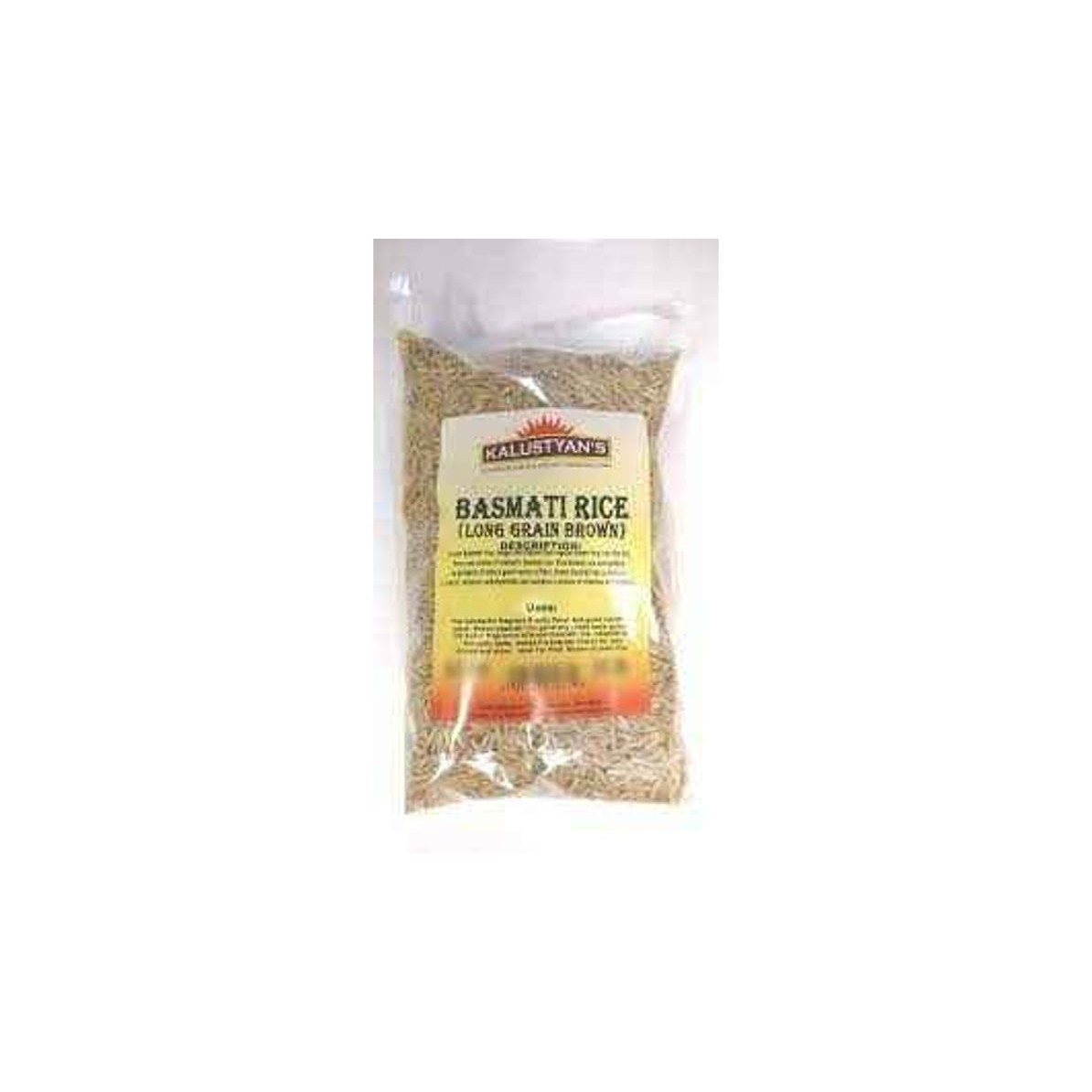 KALSUTYANS BASMATI BROWN RICE 1 Lbs