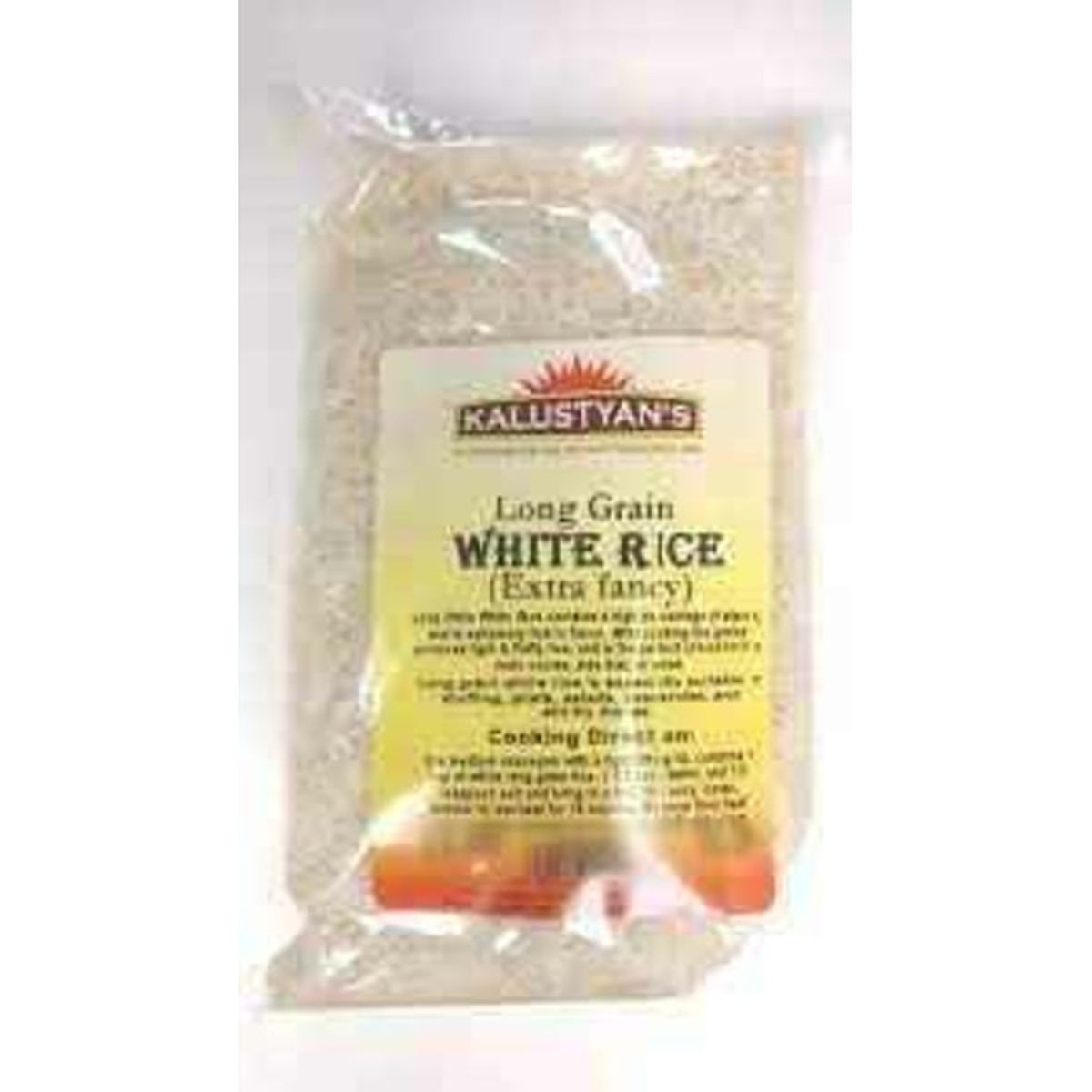 KALUSTYANS EXTRA FANCY LONG GRAIN WHITE RICE 2 Lbs