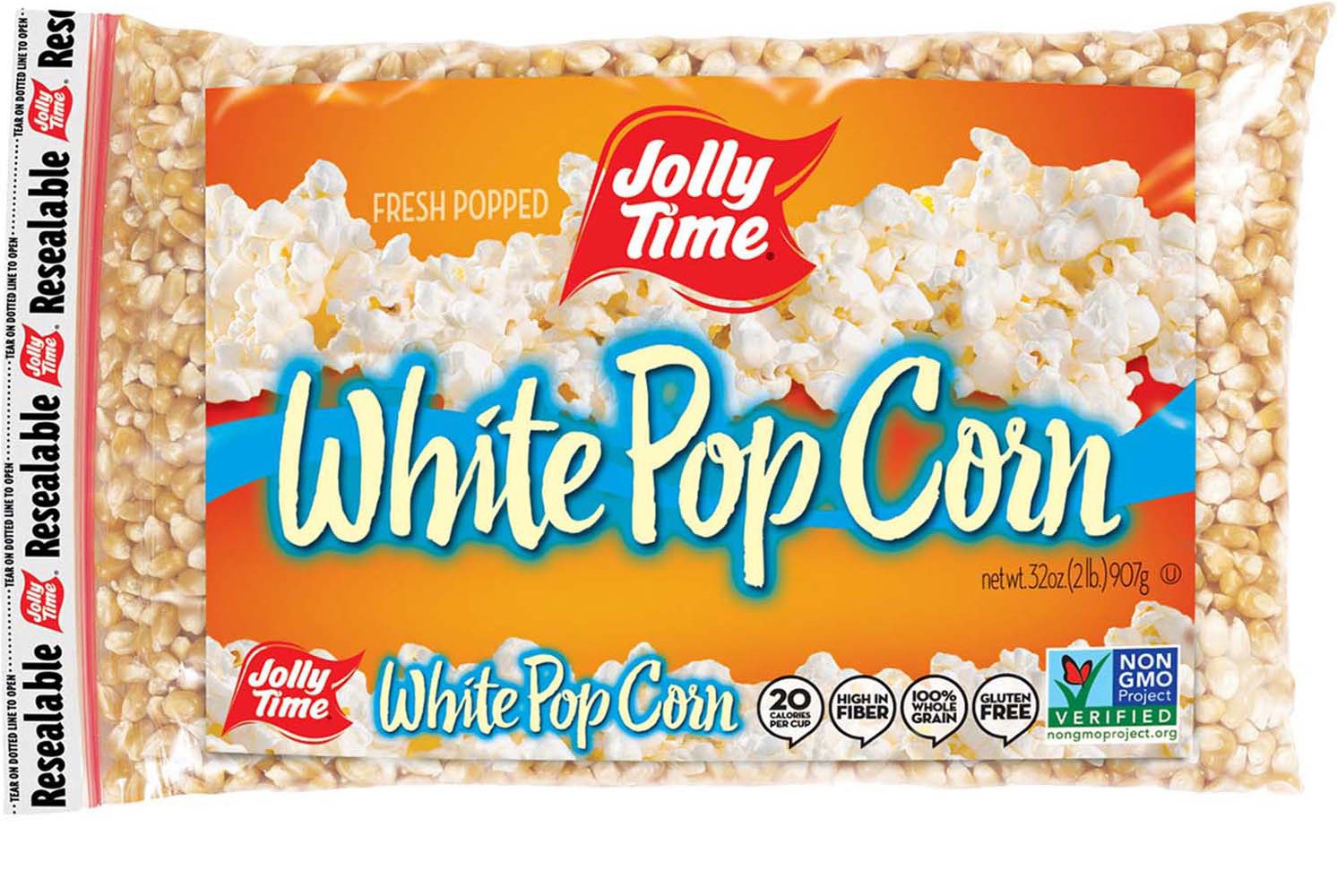 JT White Popcorn 32 OZ