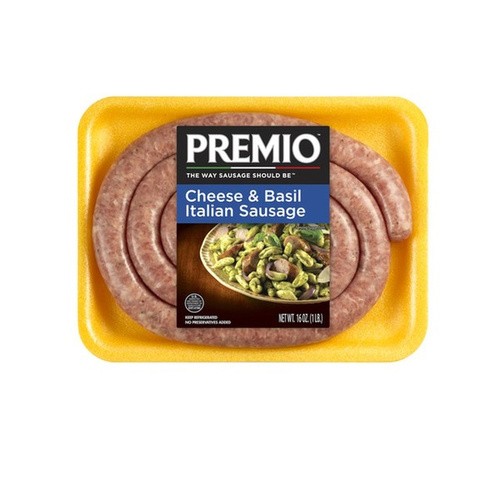 PREMIO CHEESE & BASIL ITILIAN SAUSAGE 16 OZ