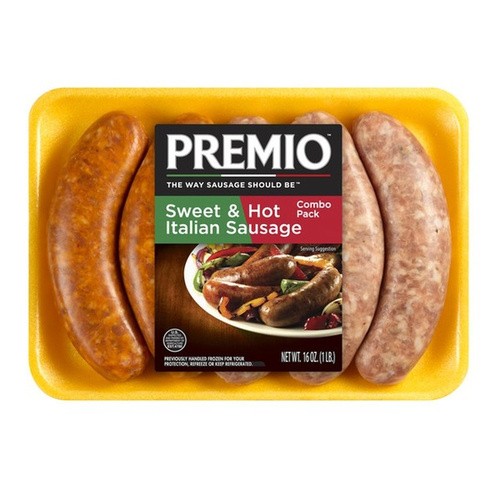 PREMIO SWEET & HOT SAUSAGE 16 OZ