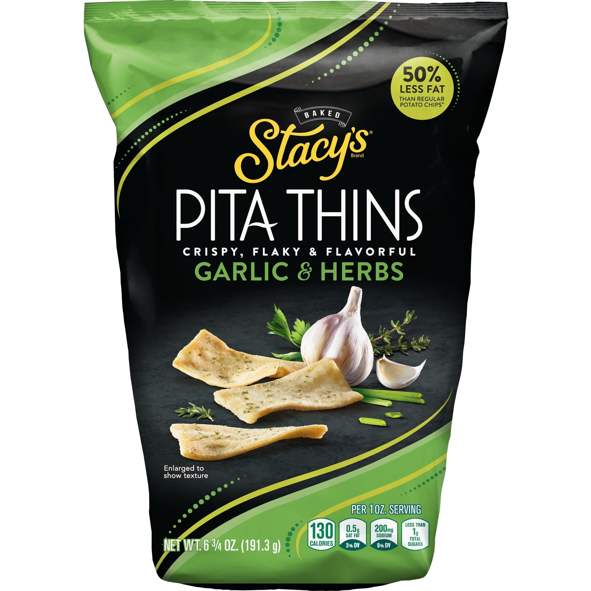 STACYS THIN GARLIC & HERB 6.75 OZ