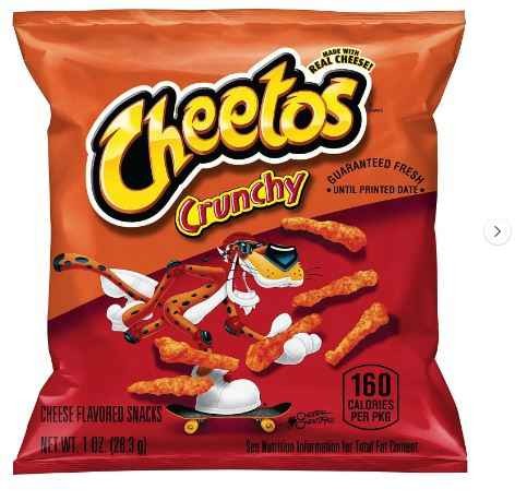 Cheetos Crunchy:Cheese Flavored Snacks 1 OZ