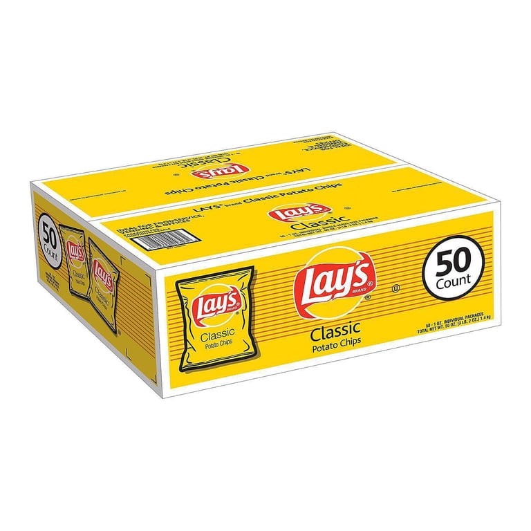 Lays Classic Potato Chips 50ct 50 COUNT