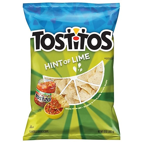 TOSTITOS HINT OF LIME 13 OZ