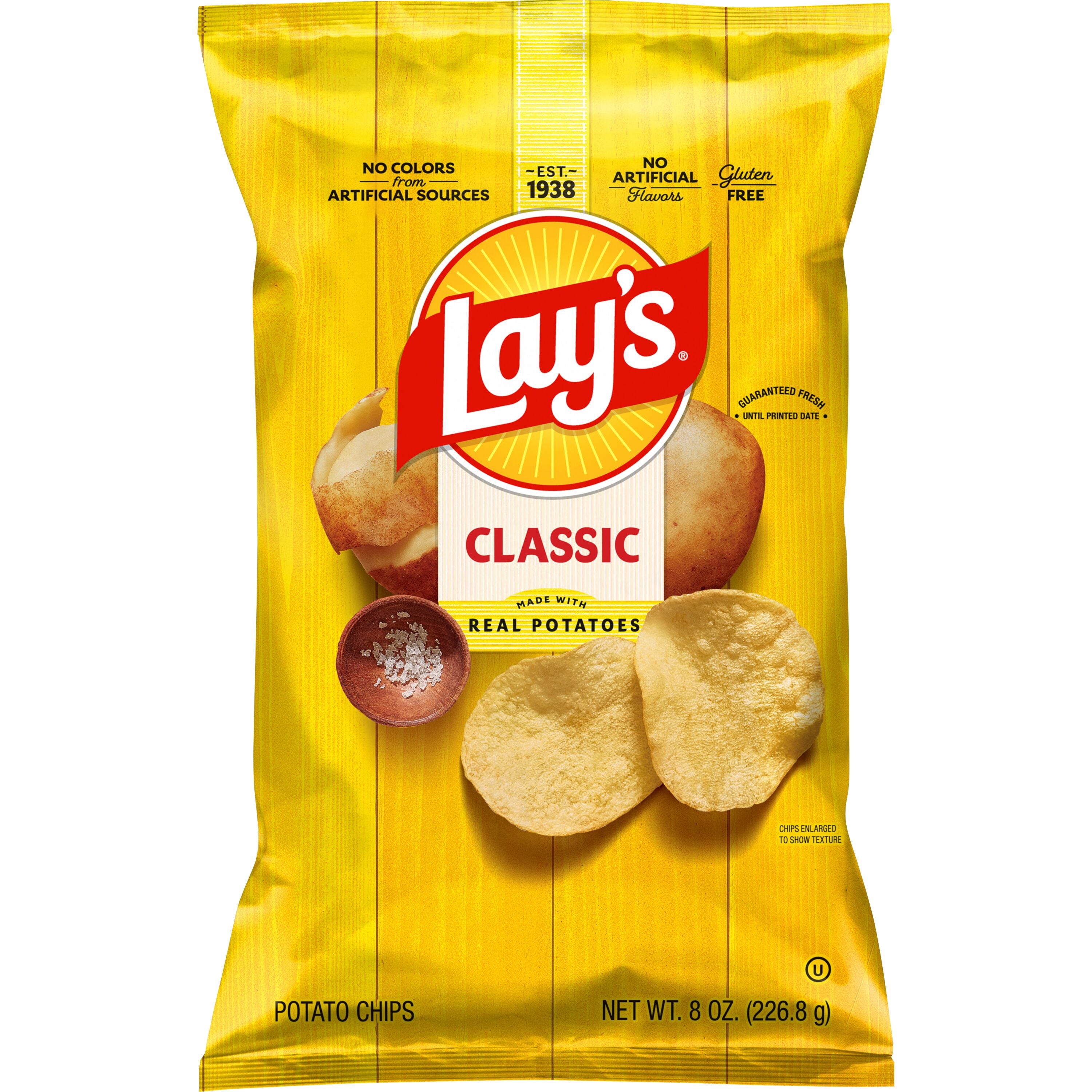 LAYS CLASSIC CHIPS 8 OZ