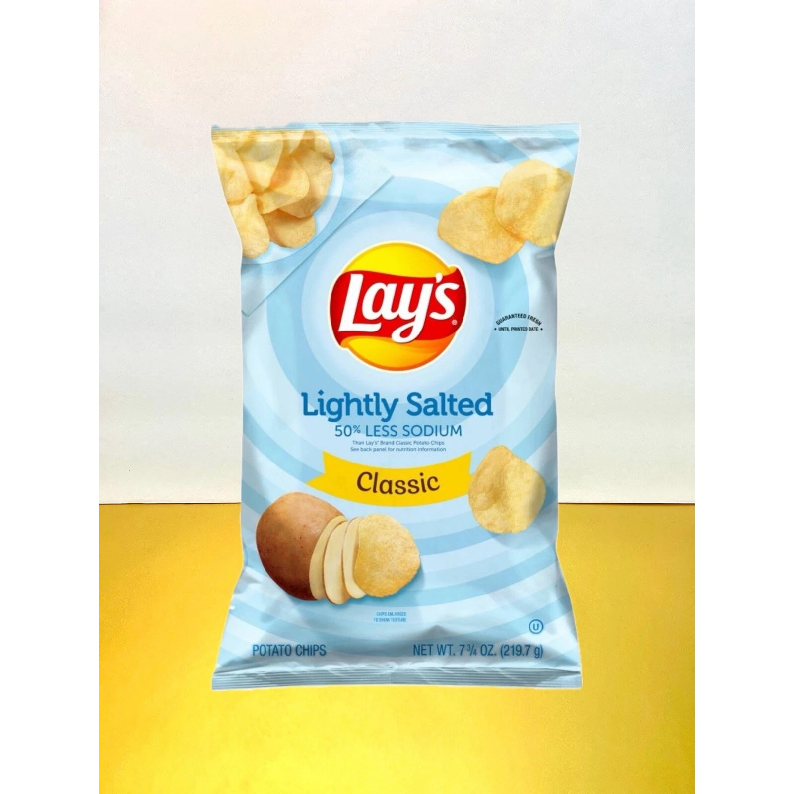 Lays Lightly Salted Potato Chips 219.7 GM