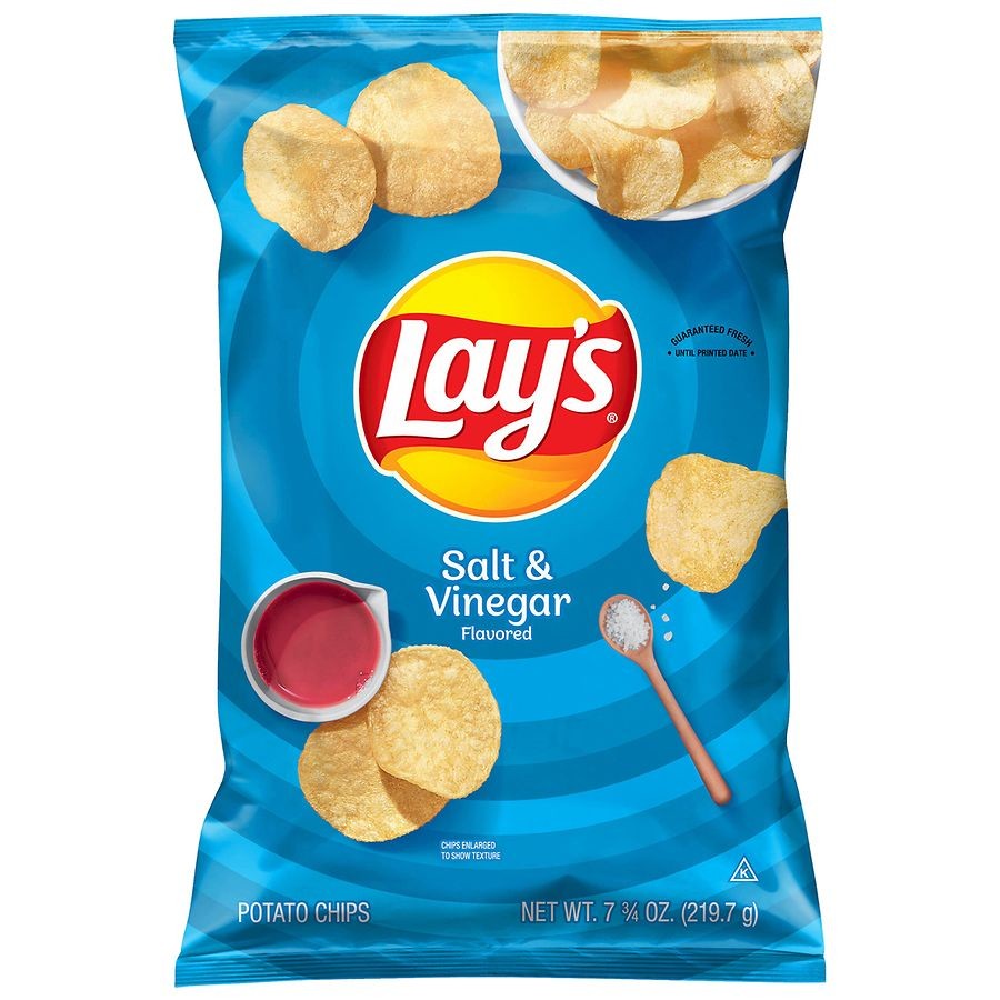 LAYS SALT & VINEGAR 219.7 GM