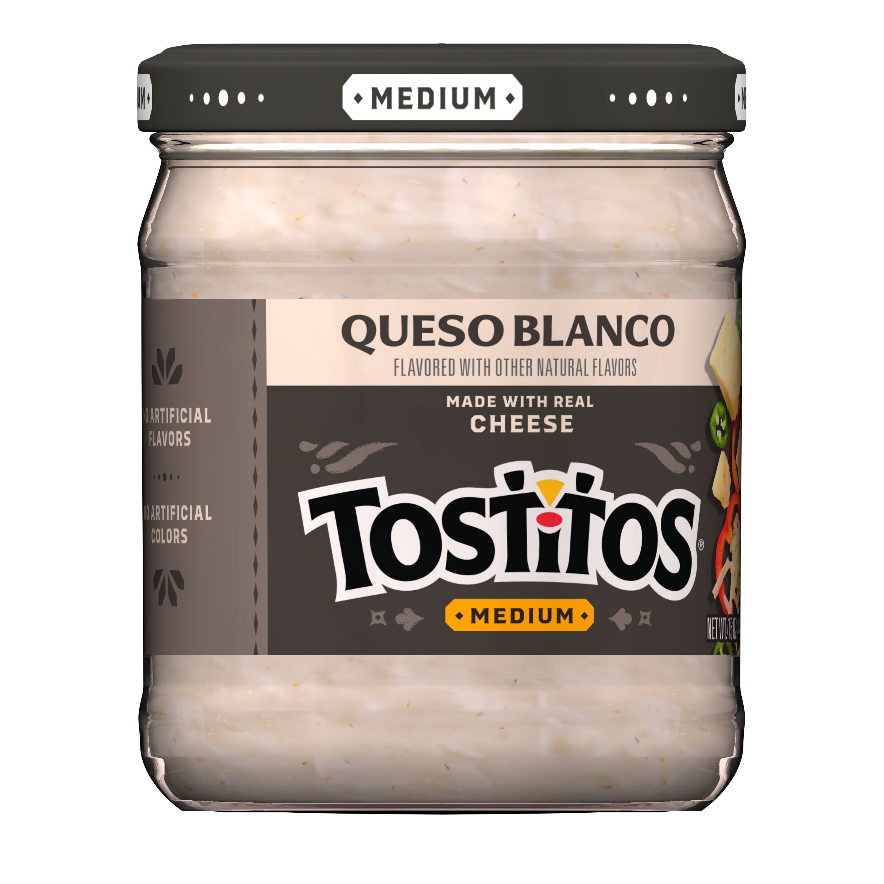 TOSTITOS QUESO BLANCO DIP MEDIUM 15 OZ