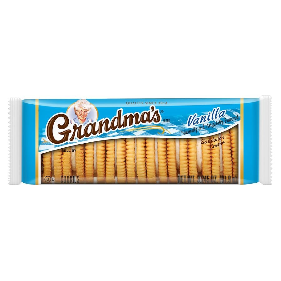 GRANDMAS VANILLA SANDWICH CREAM BISCUIT 91.9 GM