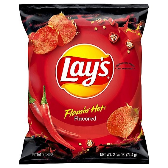 LAYS FLAMIN HOT 2.5 OZ