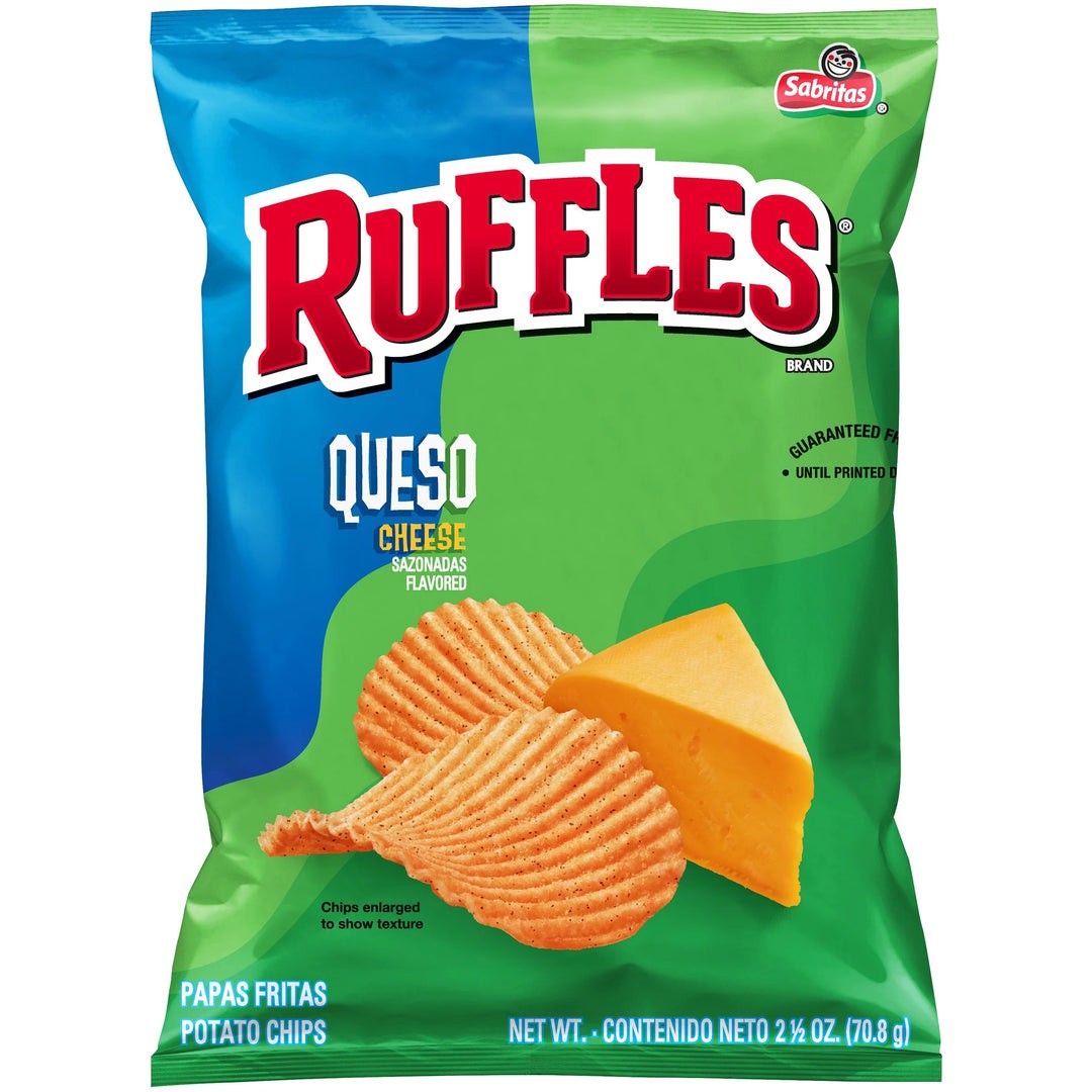 SABRITAS RUFFLES QUESO CHEESE CHIPS 70.8 GM