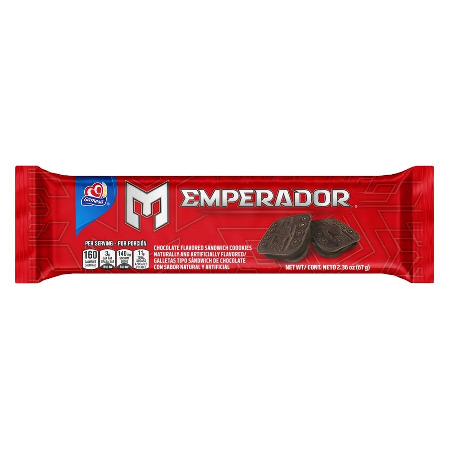 GAMESA EMPERADOR CHOCOLATE SANDWICH COOKIES 67 GM