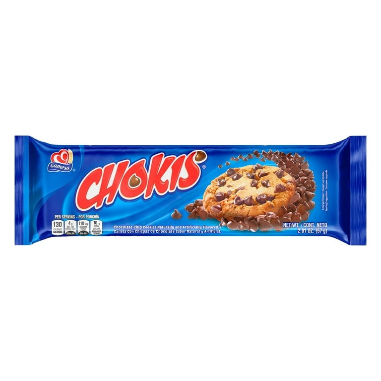 GAMESA CHOKIS CHOCOLATE CHIP COOKIES 57 GM