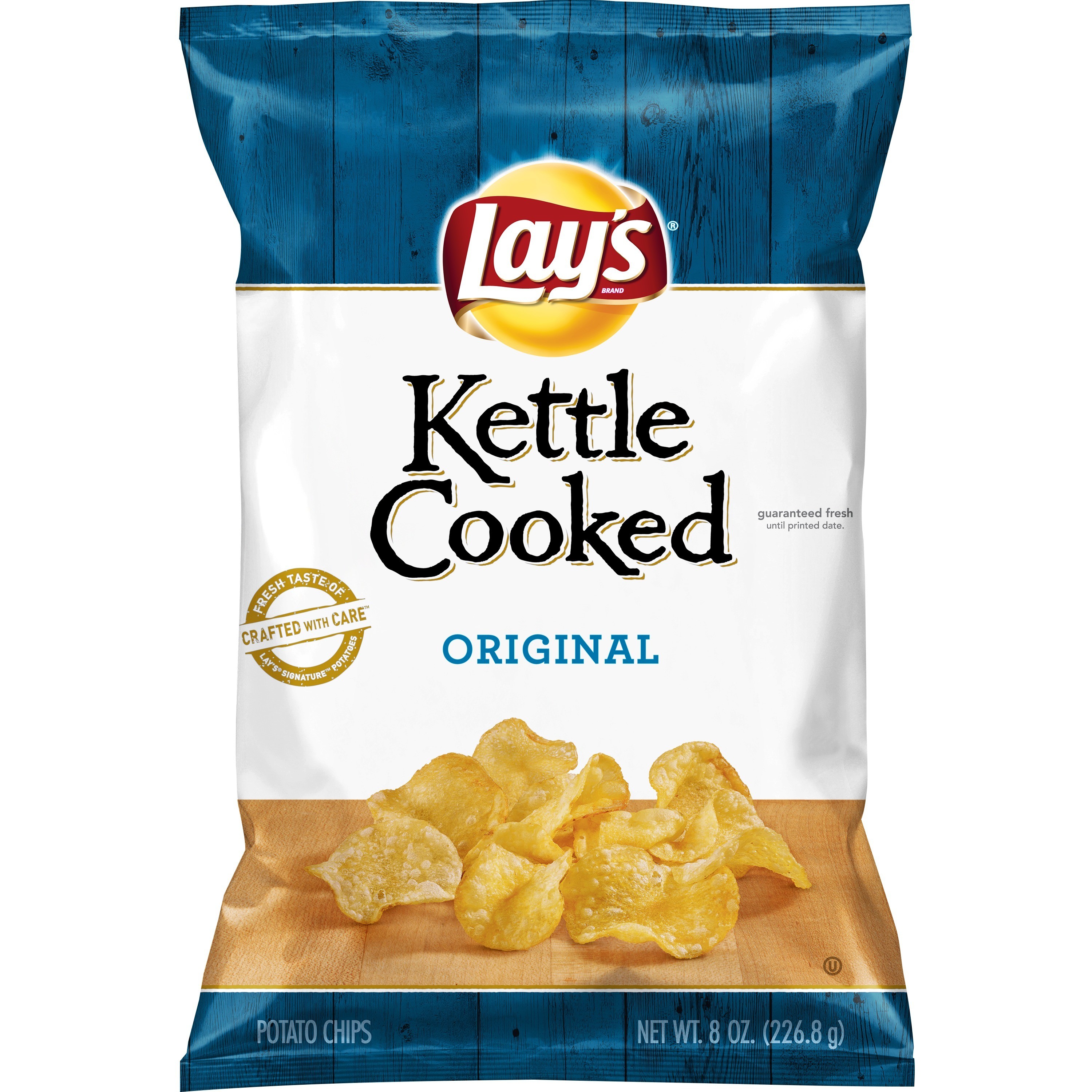 LAYS KETTLE COOKED REGULAR 8 OZ